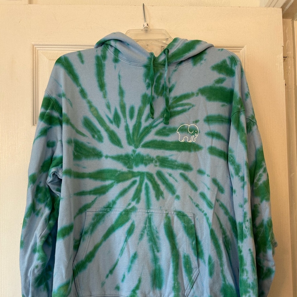 Ivory Ella Hoodie blue green size M - Picture 3 of 12